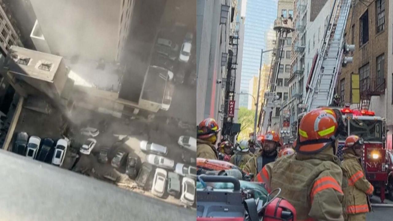 Video Captures Aftermath Of Nyc Parking Garage Collapse Cgtn