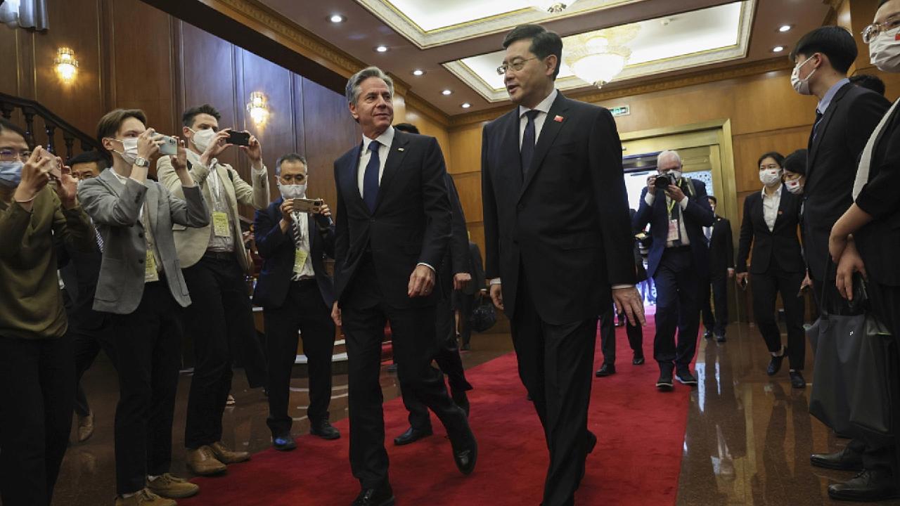 Chinese FM Qin Gang Meets With U S Secretary Of State Antony Blinken