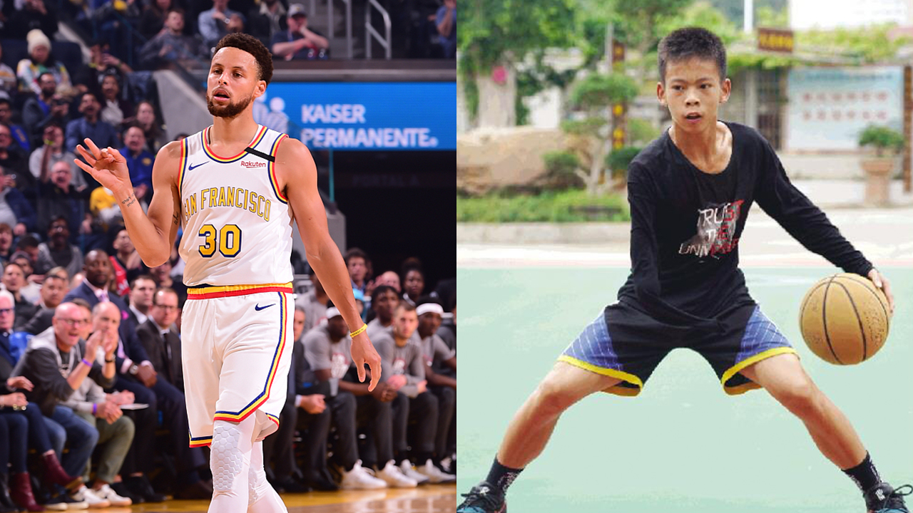 One-armed Chinese basketball teen draws attention of Stephen Curry ...