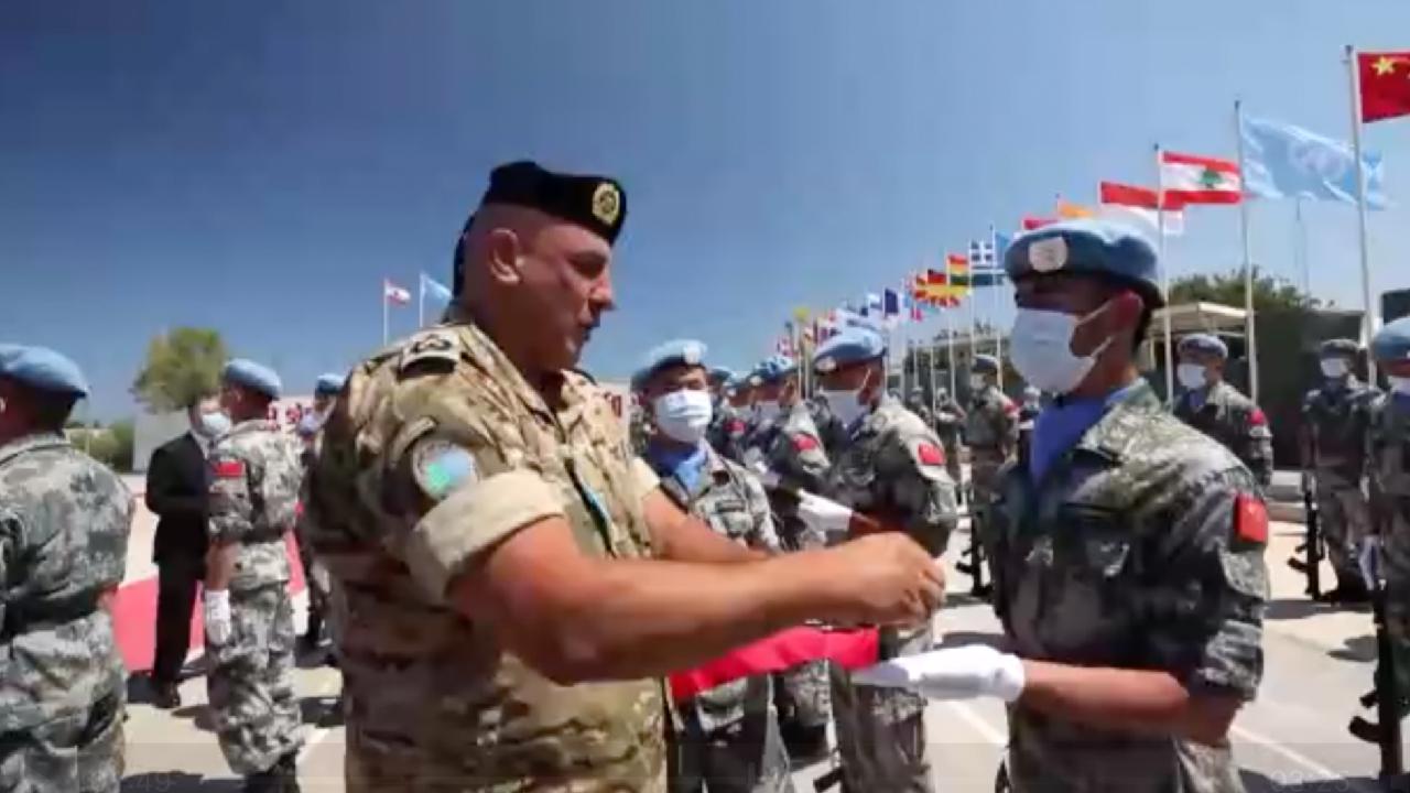 410 Chinese Peacekeepers To Lebanon Awarded UN Peace Medal Of Honor - CGTN