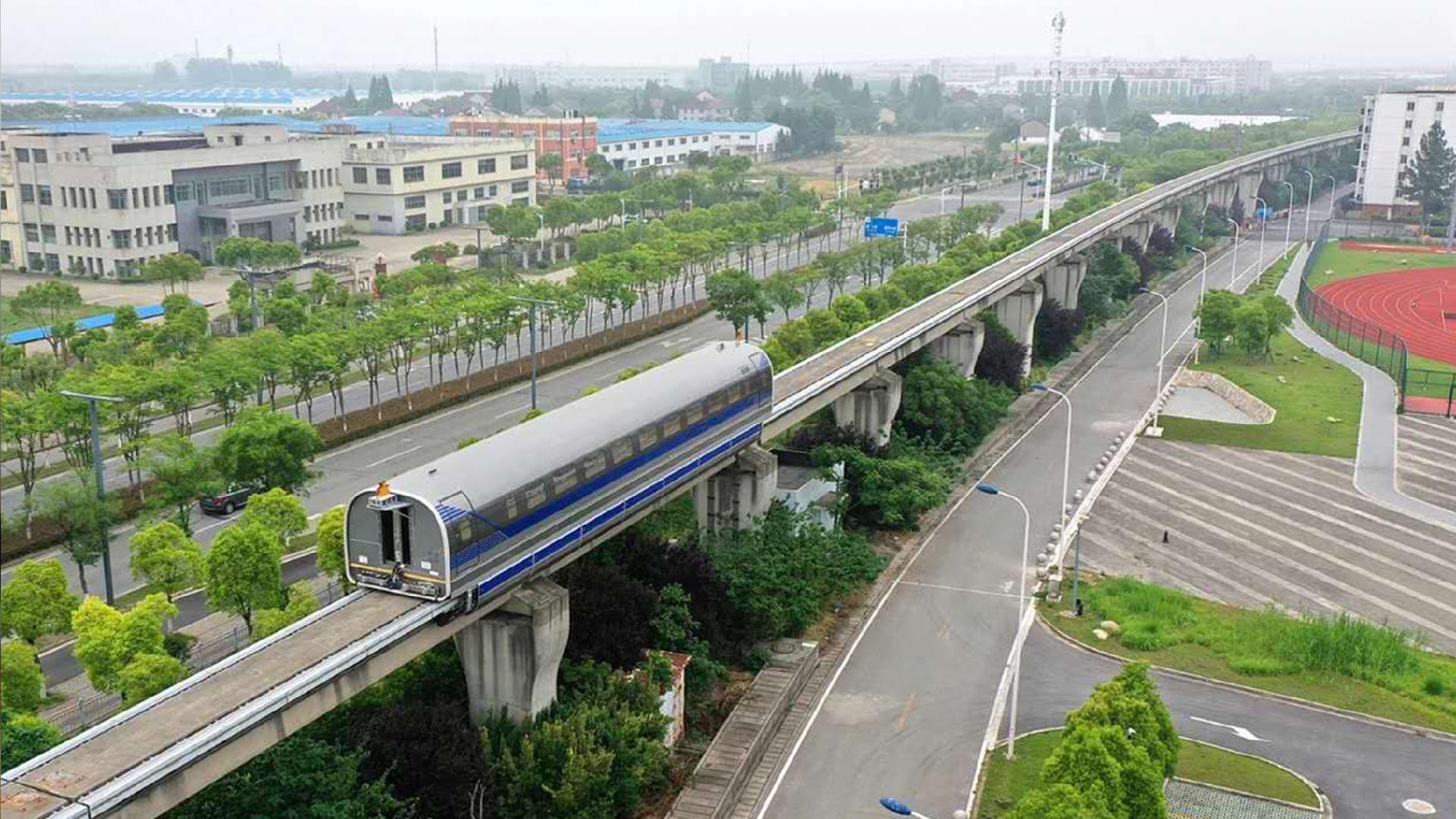 China conducts trial run of 600 km/h high-speed maglev - CGTN