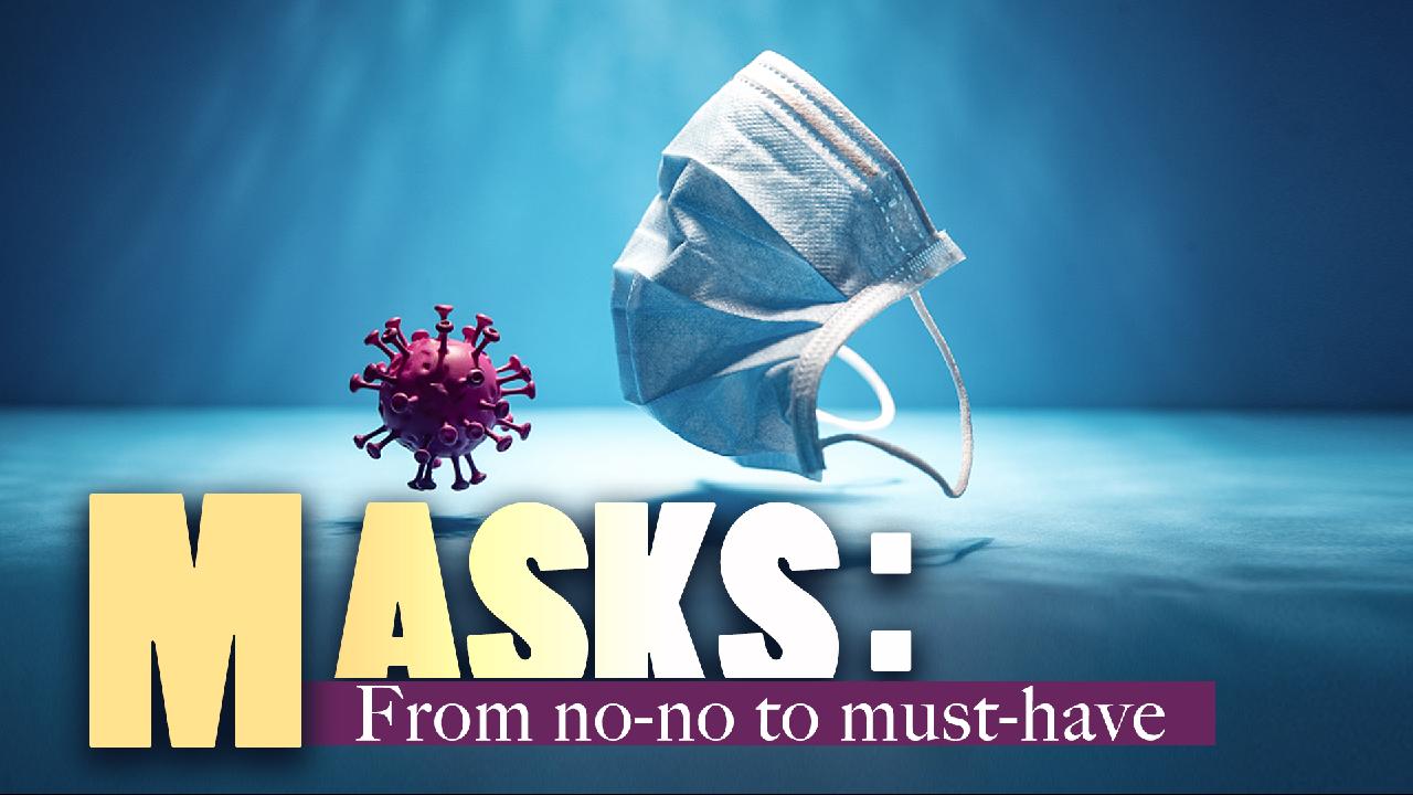 Facts tell: What's behind the change of tune on mask wearing? - CGTN