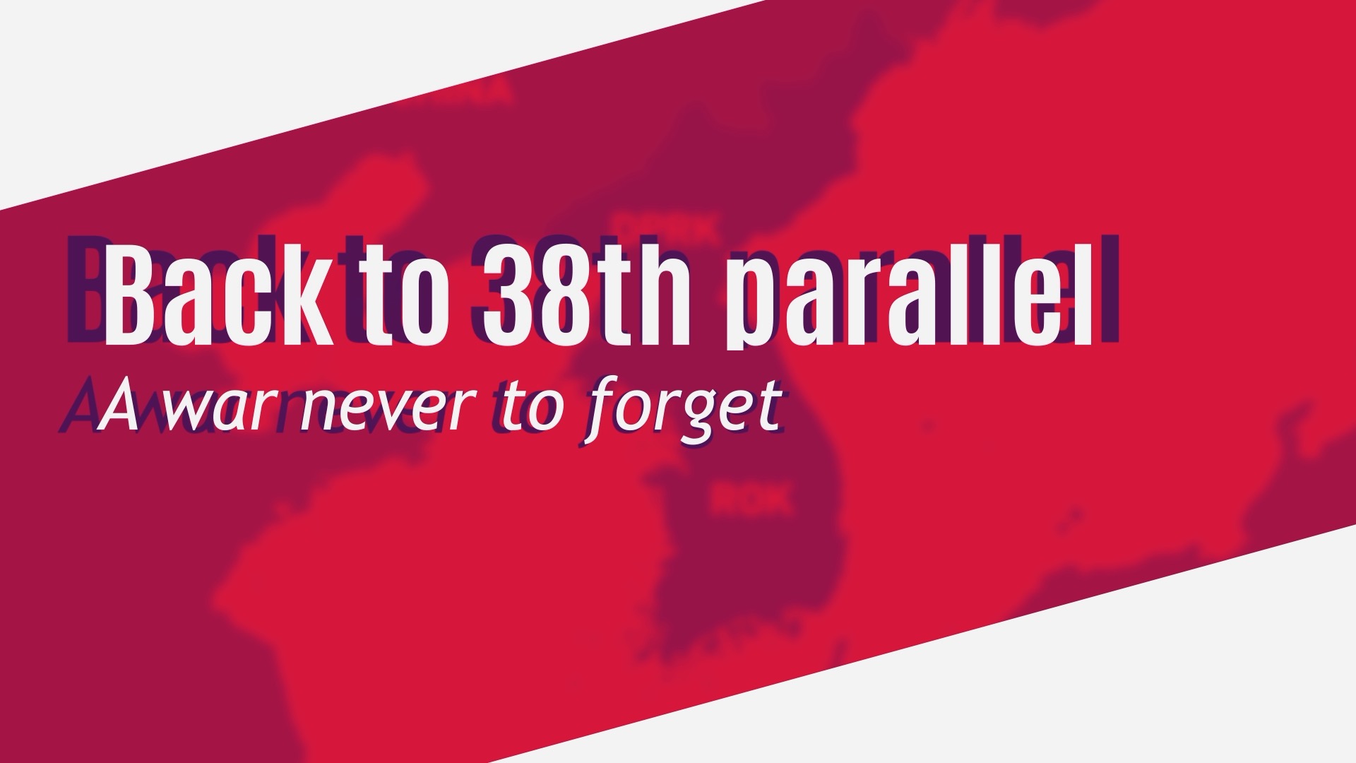 Back To 38th Parallel A War Never To Forget Cgtn