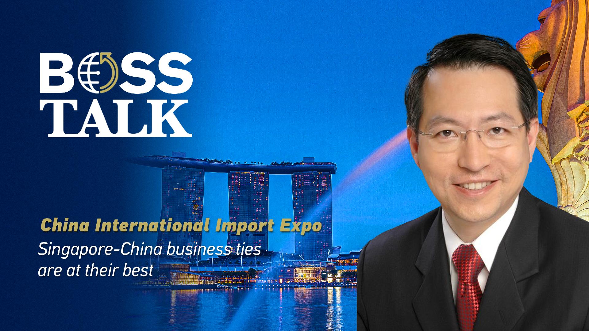 China-Singapore business ties are at their best: SingCham chair - CGTN