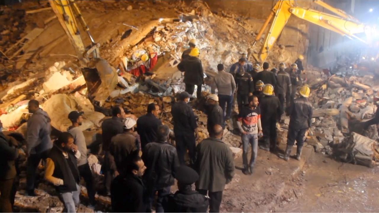 Several Killed In Building Collapse In Egypt - CGTN