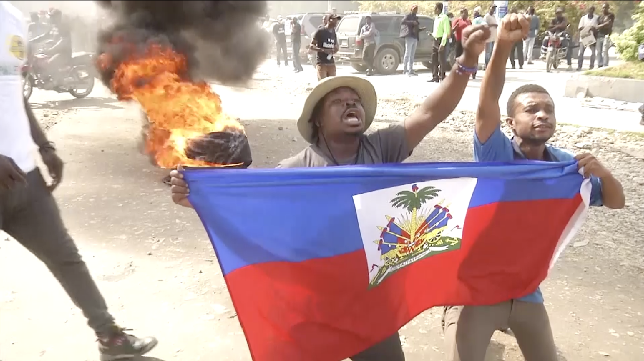Hundreds protest violence, instability in Haiti CGTN