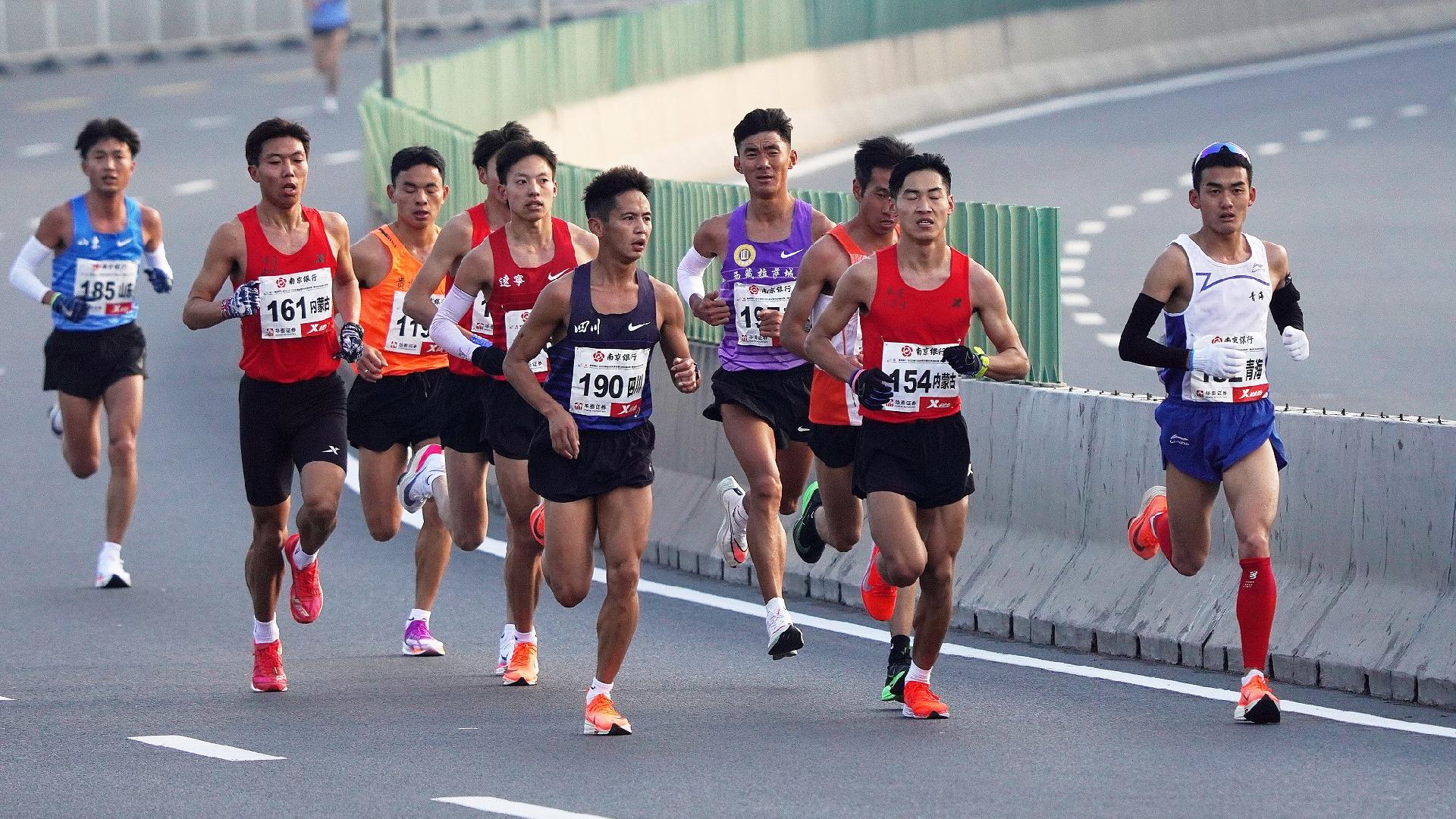 2020 Run China marathon series symbolic of COVID19 CGTN