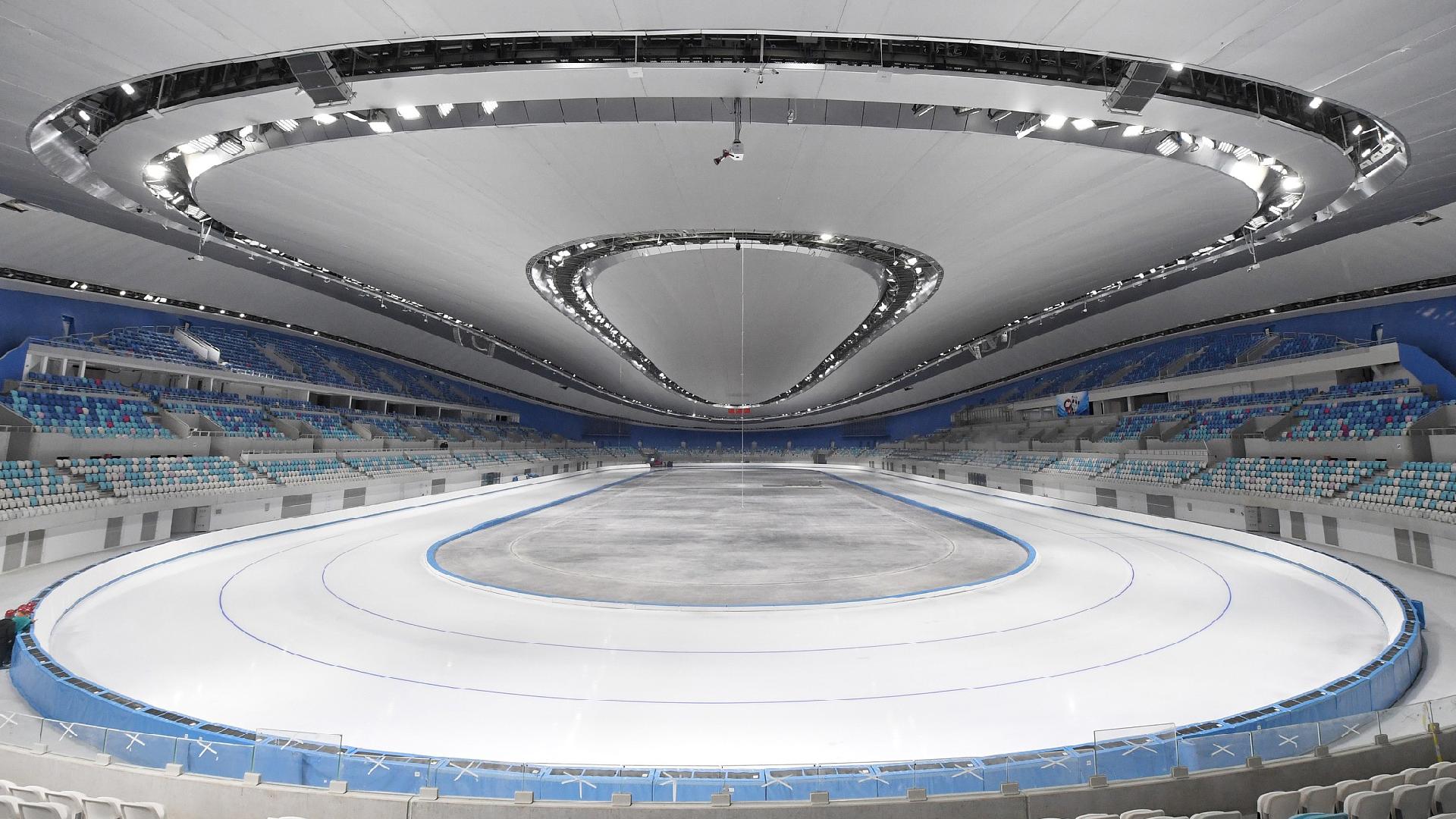 ice-surface-on-beijing-2022-speed-skating-venue-finalized-cgtn