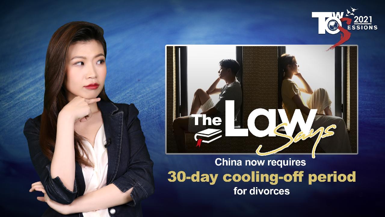 China now requires 30day coolingoff period for divorce CGTN