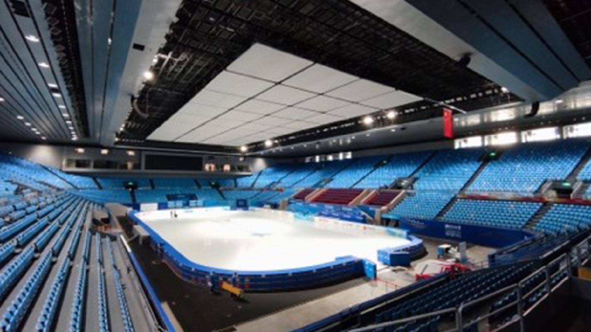 A sneak peek at Capital Gymnasium in Beijing for 2022 Winter Olympics
