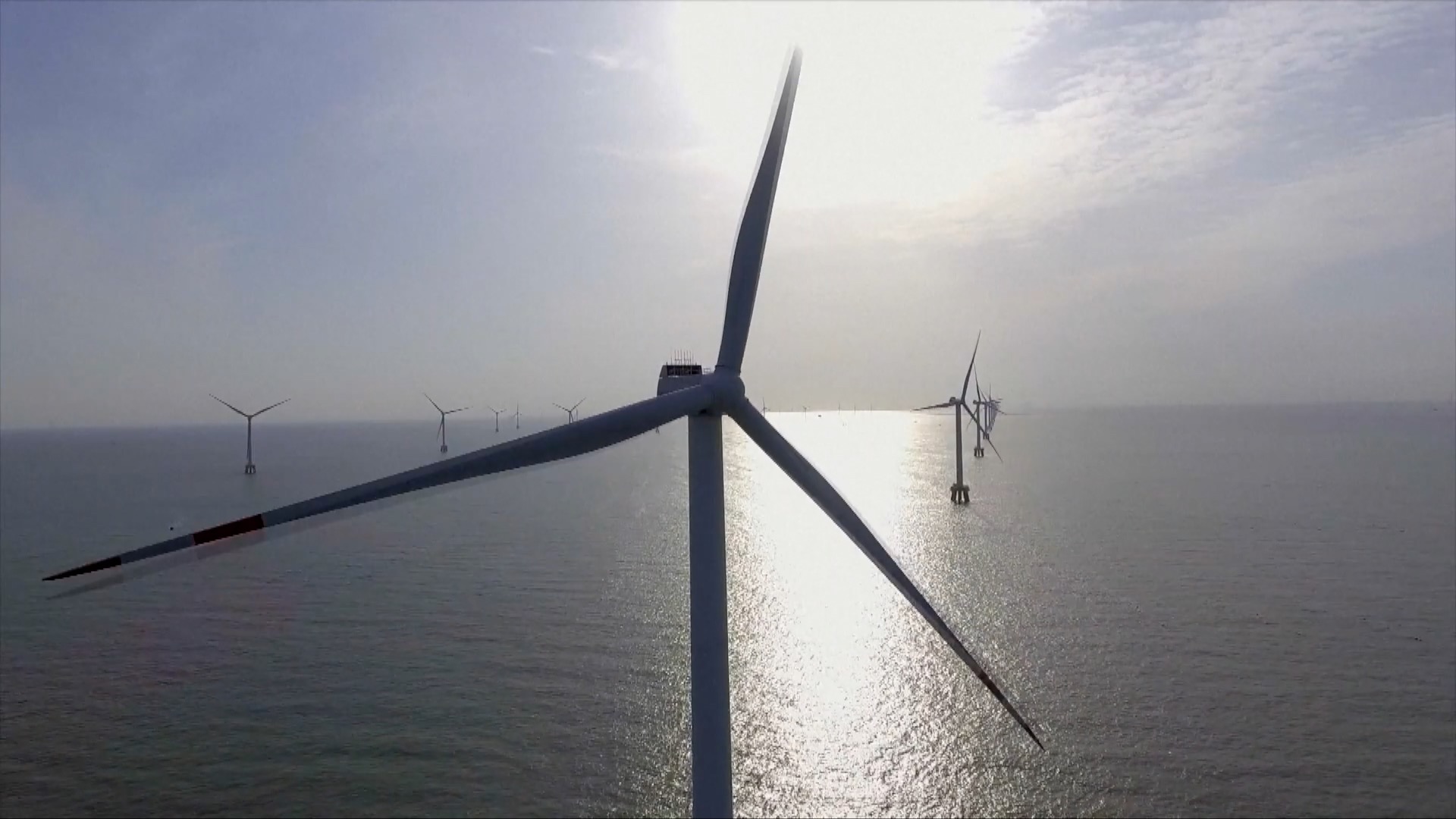 China's largest offshore wind farm finishes construction - CGTN