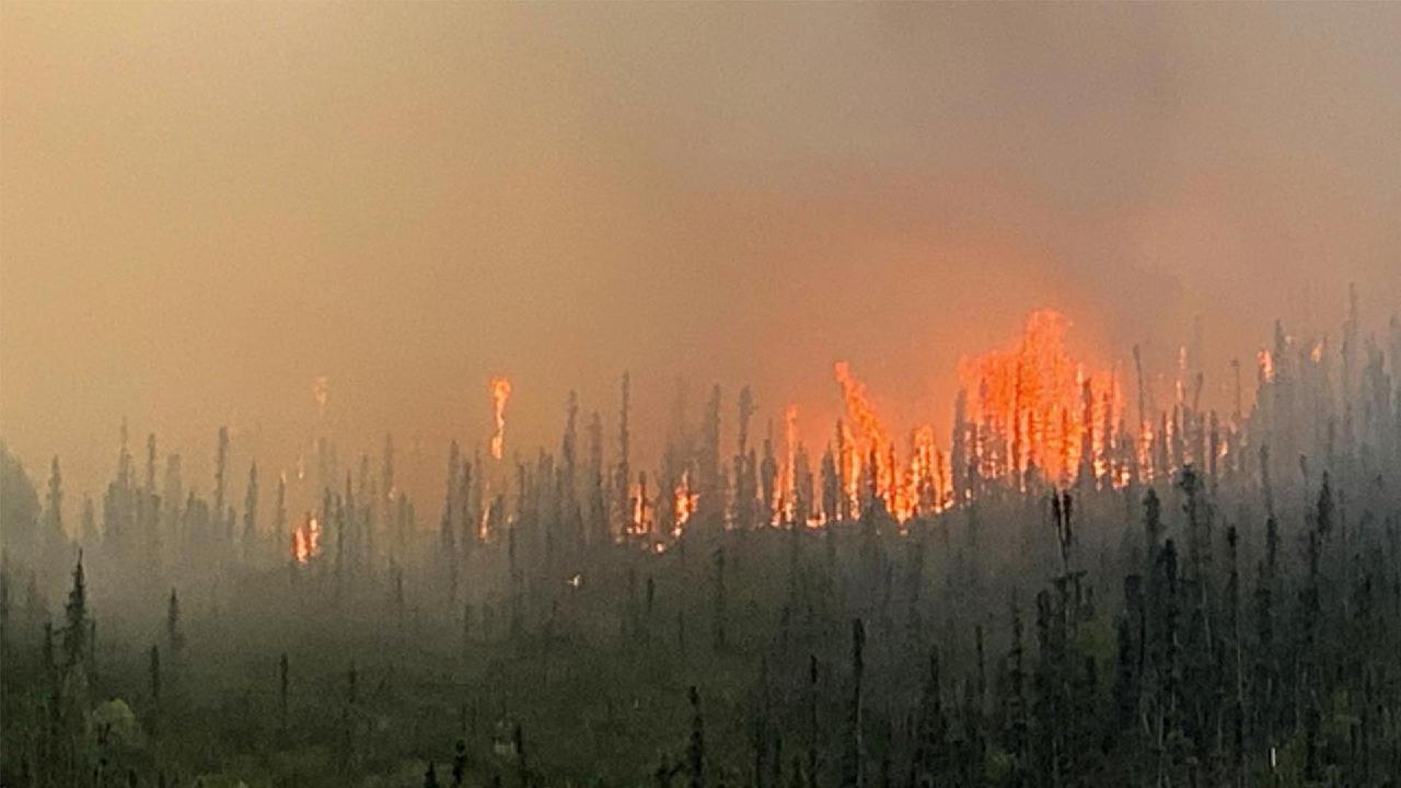 Wildfires rage as heat wave stifles western U.S., Canada - CGTN