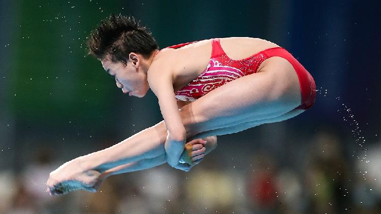 Epic contest among Chinese divers on 10m platform in National Games - CGTN