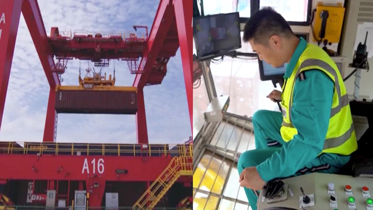 World's first fully automated port starts operation in E China - CGTN
