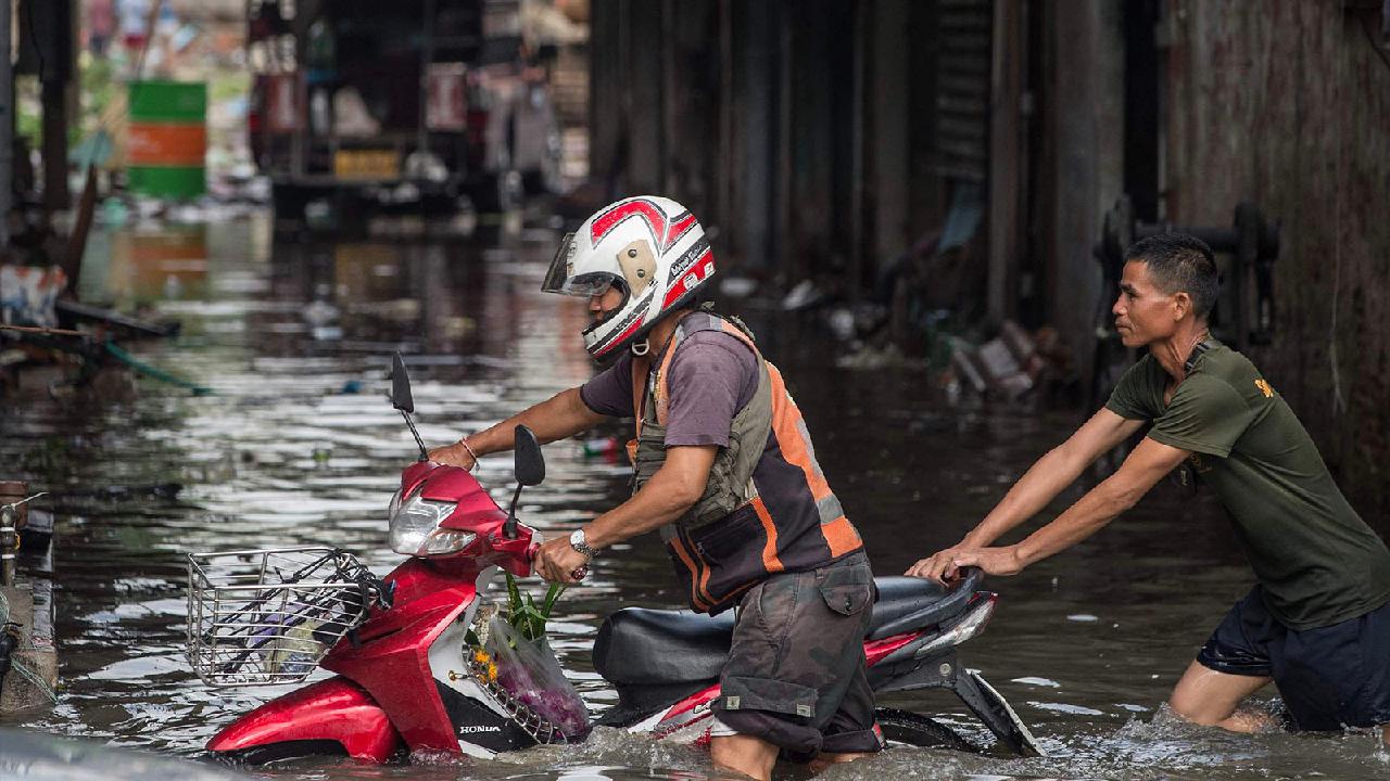 Thai village lost to floods warns of rising sea levels - CGTN