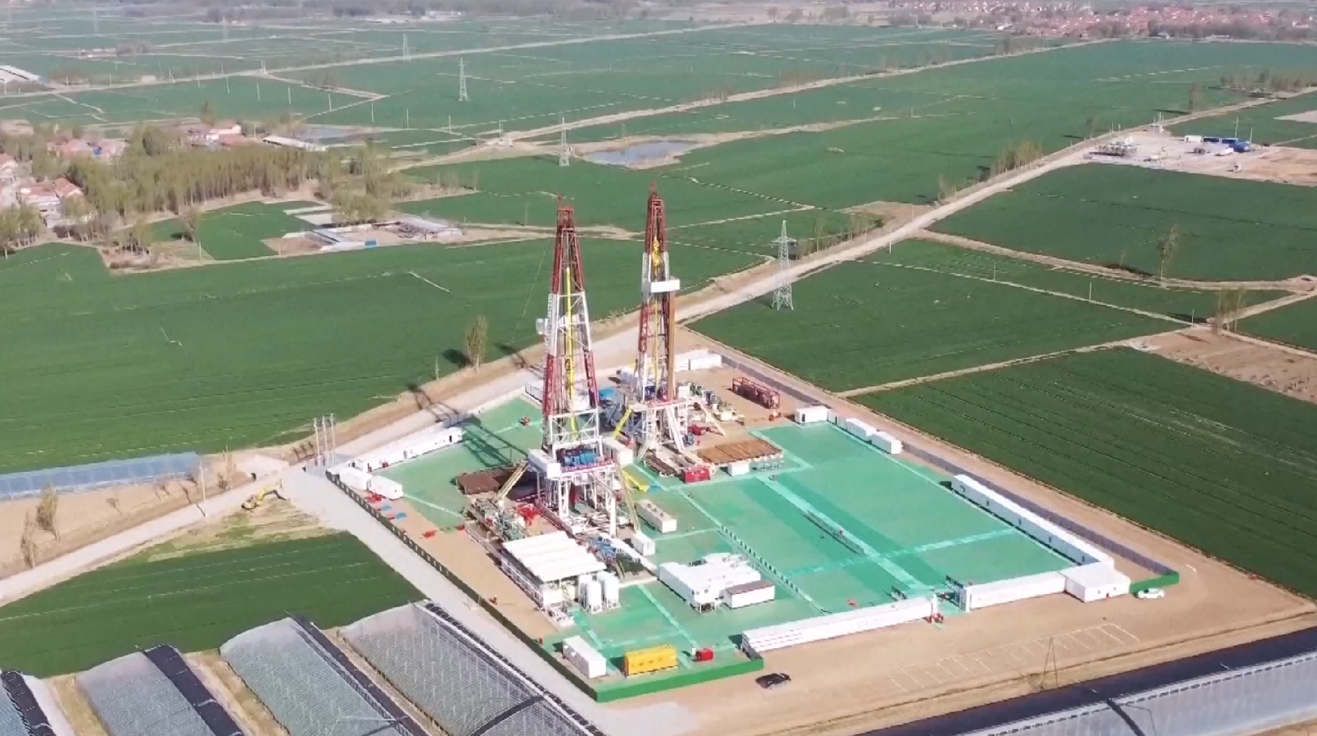 Platform Shengli Rig E China's Shengli Oifield discovers 458m tonnes of shale oil - CGTN