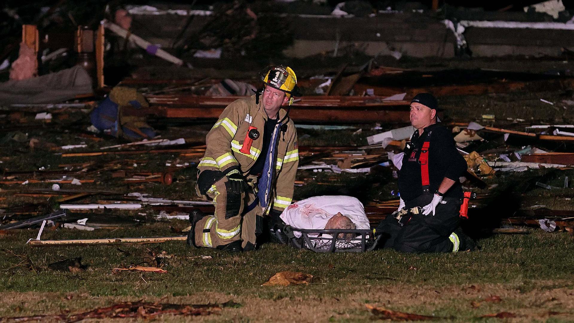 Victim recalls moments when tornadoes hit a candle factory in Kentucky