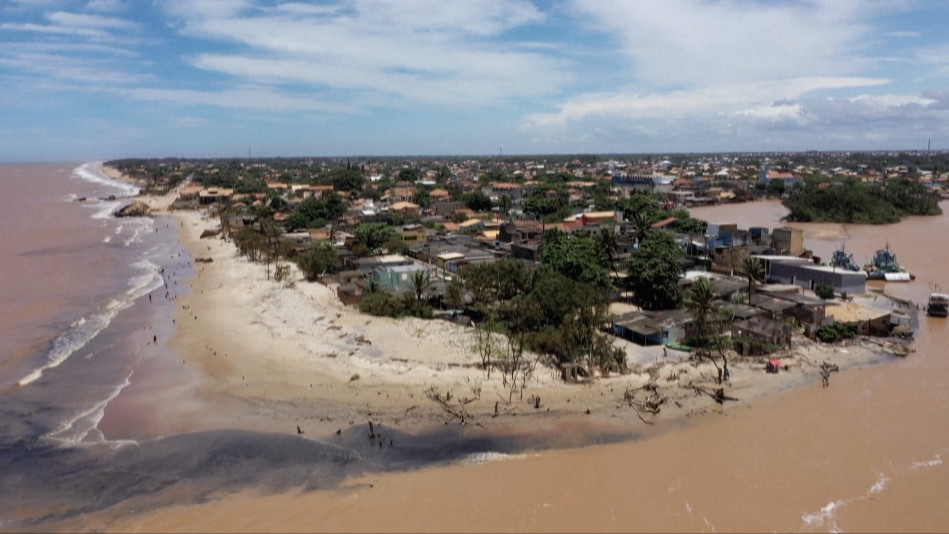 Brazilian town of Atafona suffering from extreme coastal erosion - CGTN