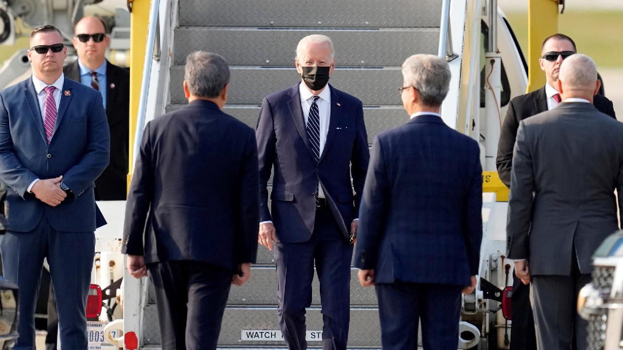 Biden Arrives In South Korea To Meet With Yoon - CGTN