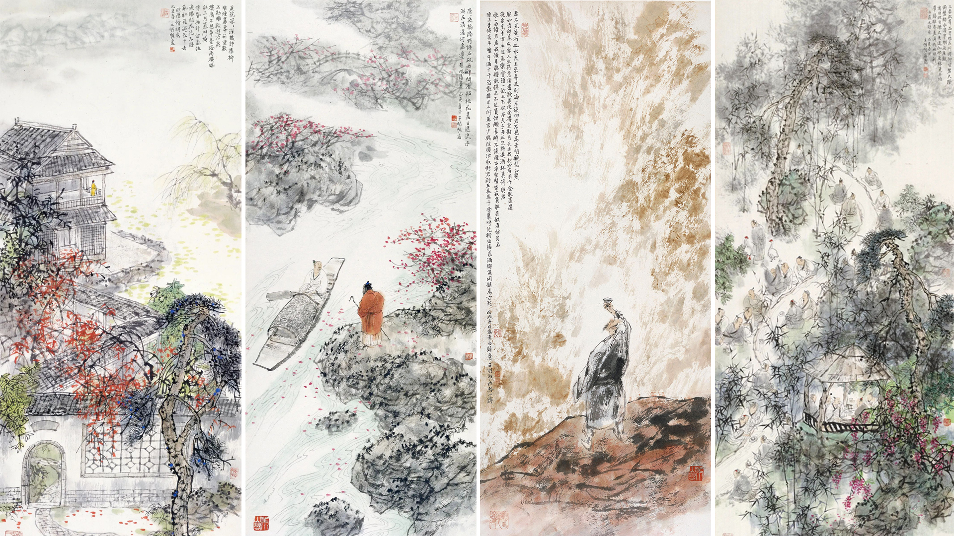 Chinese ink-wash painter presents 13-year retrospective - CGTN