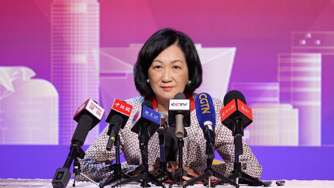Regina Ip National Security Law 'extremely effective' CGTN