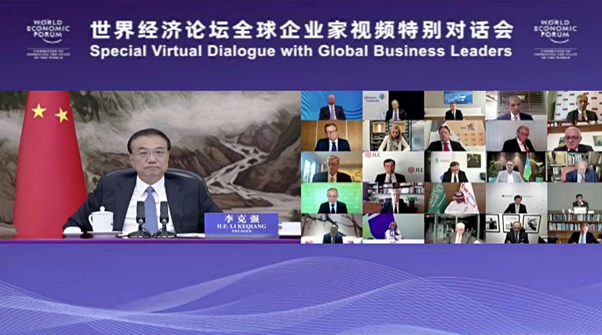 Chinese Premier Vows To Deepen Opening-up At WEF Dialogue - CGTN