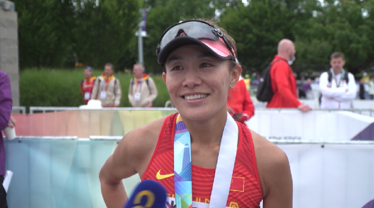 China's Qieyang Shijie wins bronze in women's 35km walk at WCH22 CGTN
