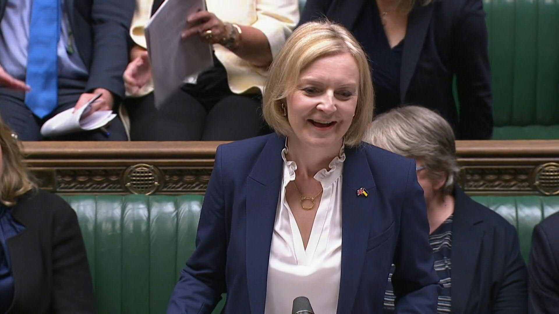 UK Prime Minister Liz Truss Gives A Speech In First PMQs - CGTN