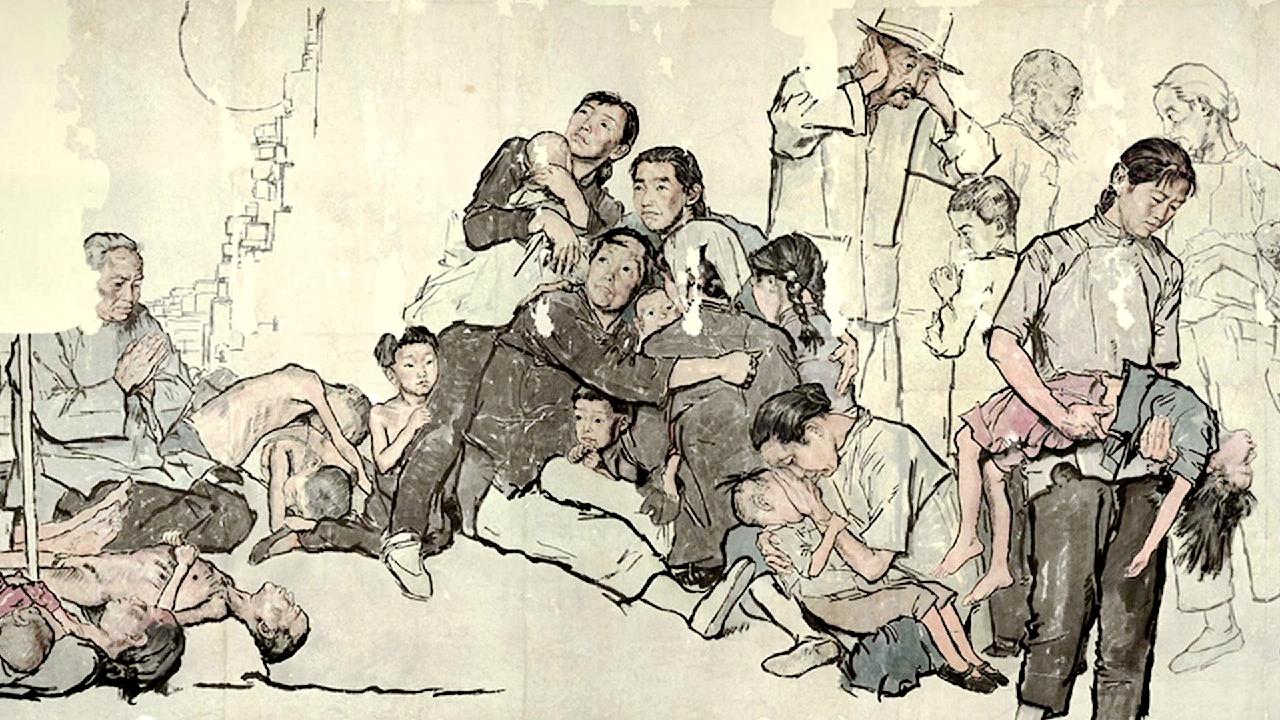 大师级画家在巨幅画面中记录战时苦难 台账