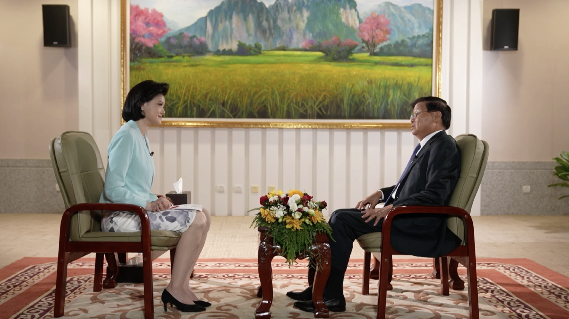 Lao president: China's development conducive to world peace - CGTN