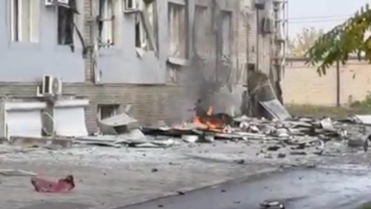 Car bomb detonated near Melitopol TV station CGTN