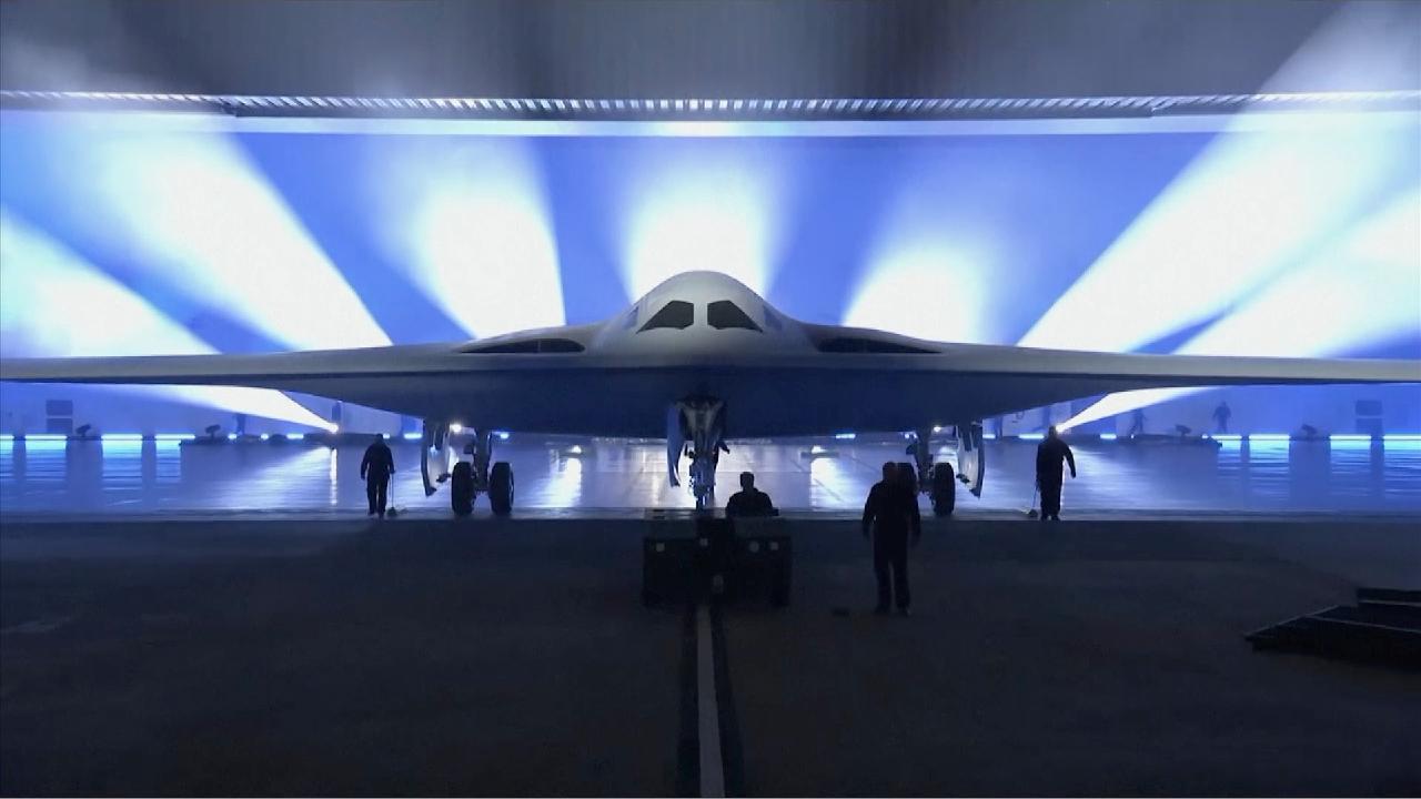 Pentagon Debuts Newest B-21 Raider Nuclear Stealth Bomber - CGTN