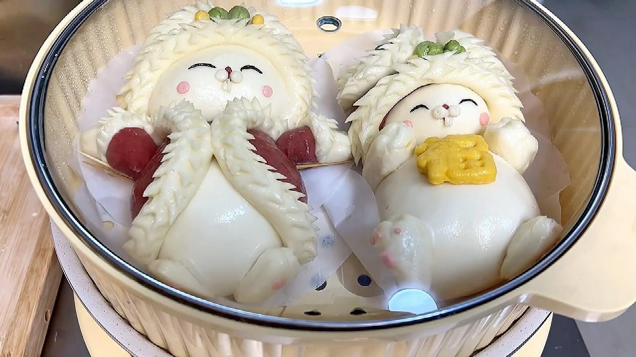 Chinese girl makes bunnyshaped buns to Year of the Rabbit CGTN