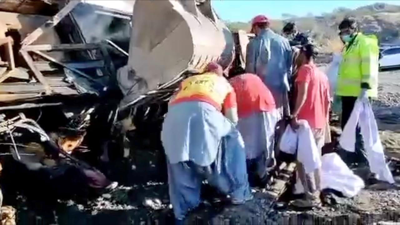 At Least 41 Killed After Bus Skids Into Ravine Near Karachi, Pakistan ...