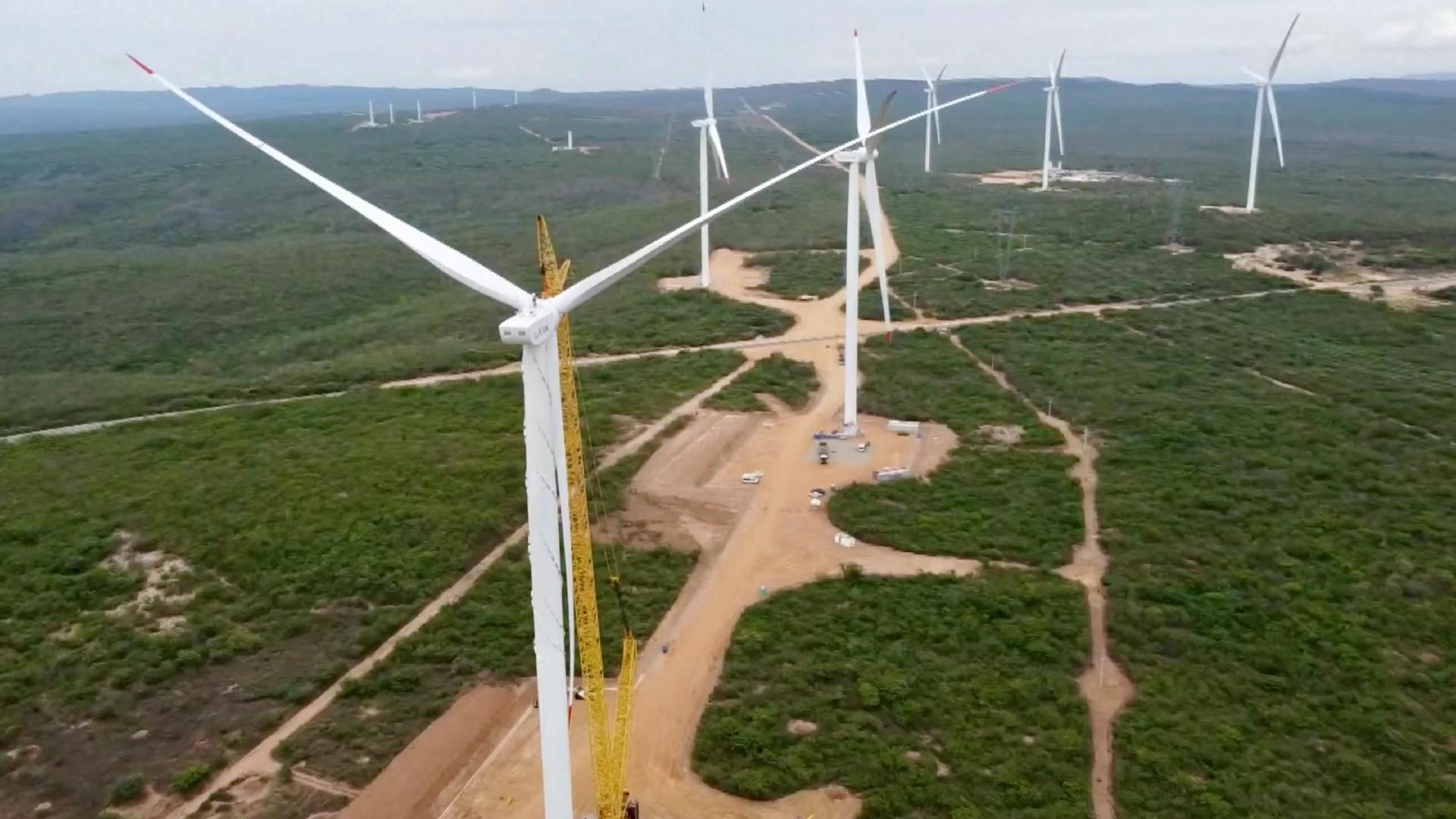 Chinese wind energy project brightens remote Brazilian city's future CGTN