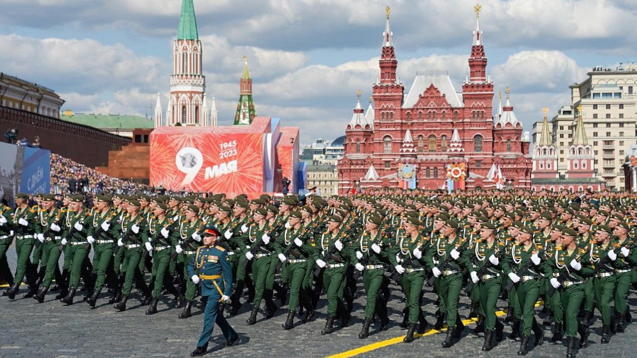 Russia Holds Annual Victory Day Parade At Red Square Cgtn