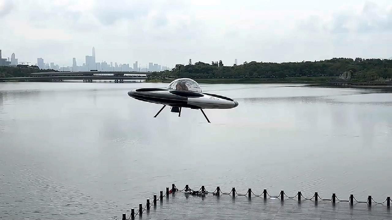 World's first manned flying saucer takes to the skies in China CGTN