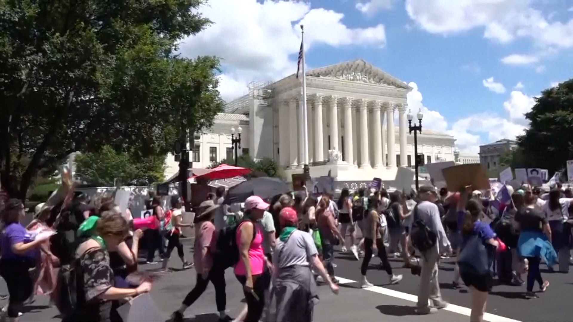 Activists March In Washington Year After Ruling Allowed Abortion Bans ...