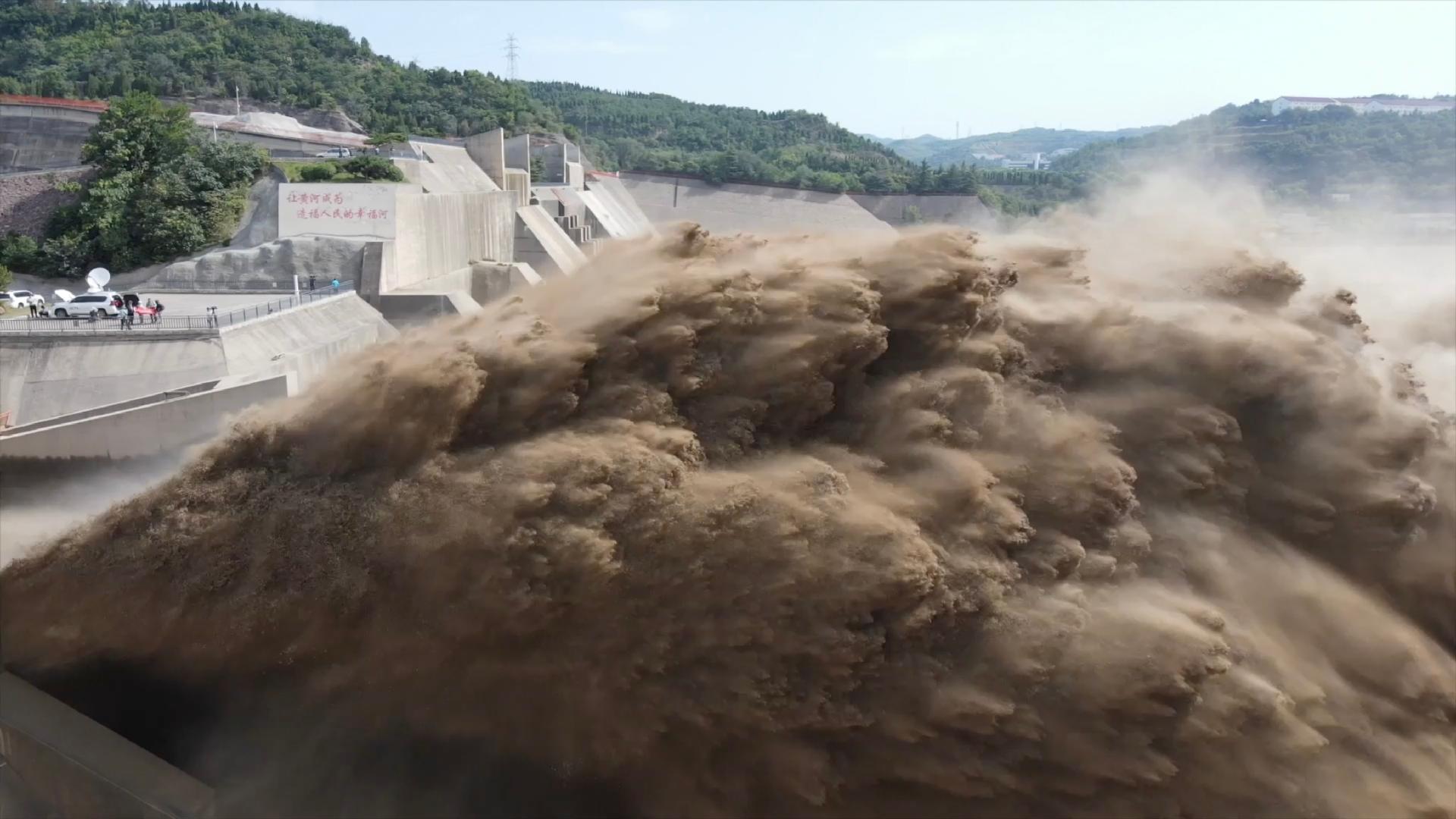 Annual sand-washing begins on Xiaolangdi Reservoir Dam - CGTN