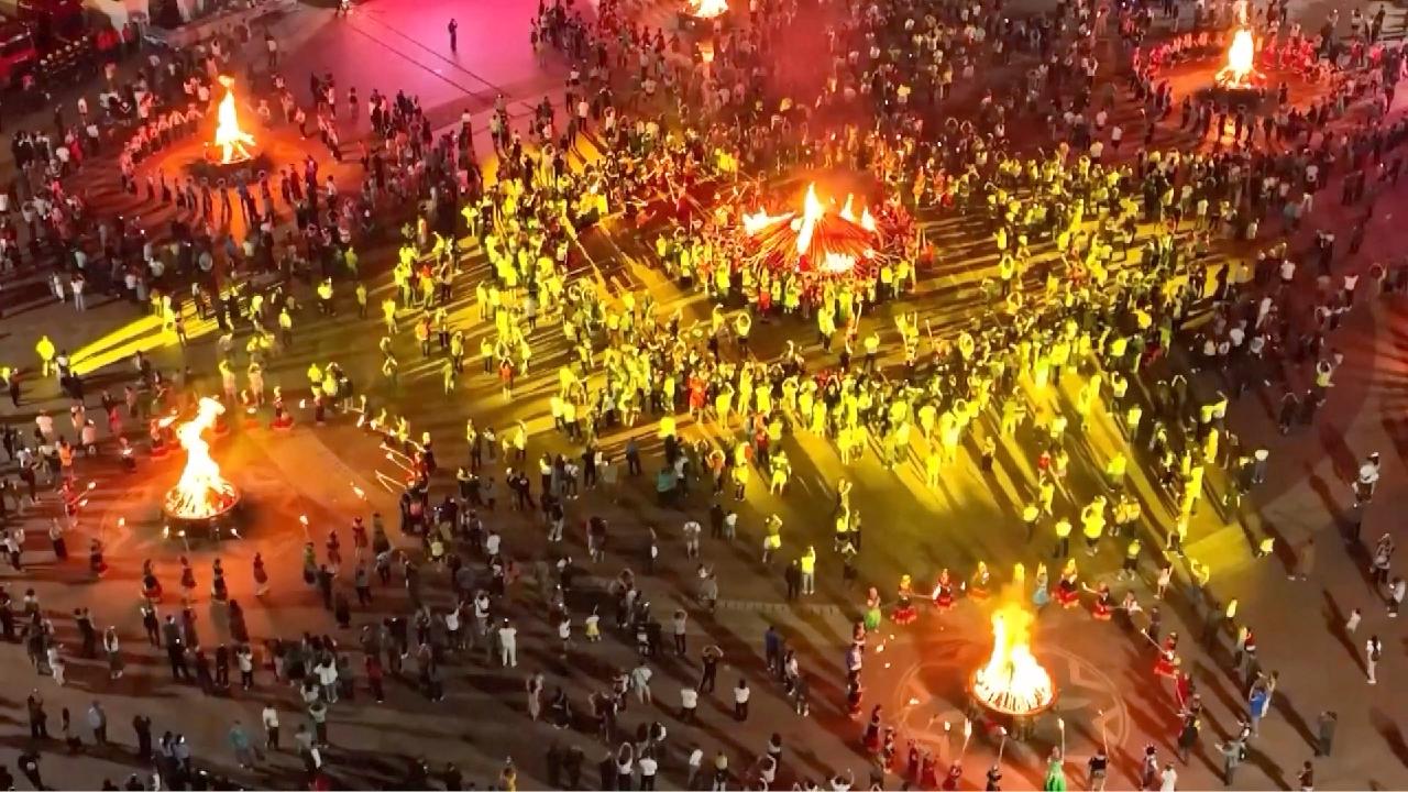 China's Yi ethnic group celebrates traditional Torch Festival CGTN