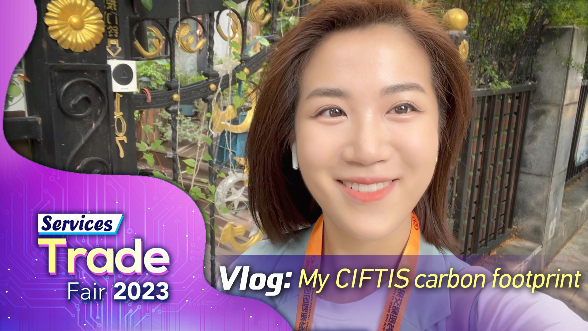 Vlog: My CIFTIS carbon footprint