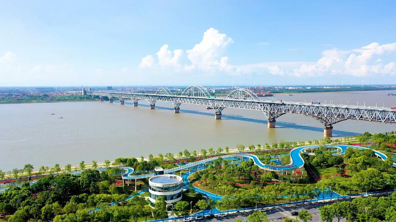 Jiujiang section of Yangtze River park boosts ecology, protects ...
