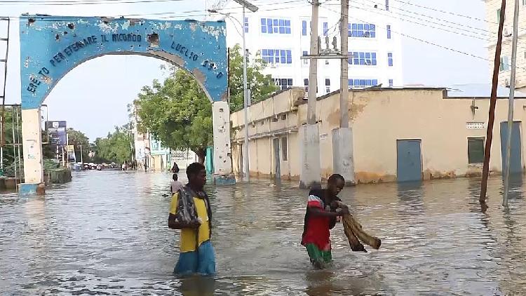 Death toll from flooding in Somalia climbs to nearly 100 - CGTN