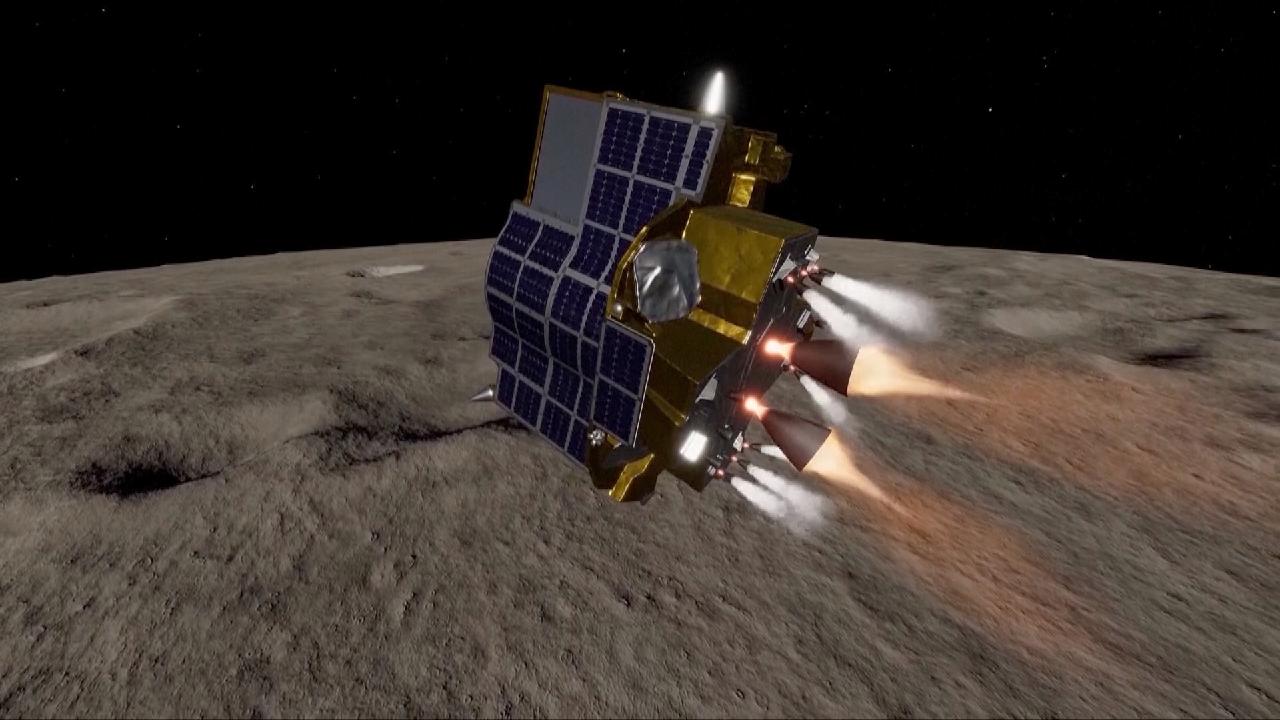 Japan's lunar craft lands successfully but can't generate solar power – CGTN
