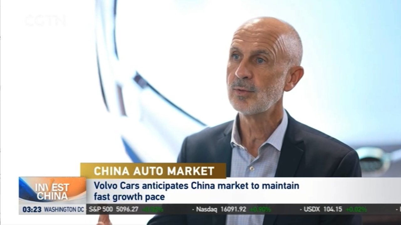 Volvo CEO predicts rapid growth to persist in Chinese market