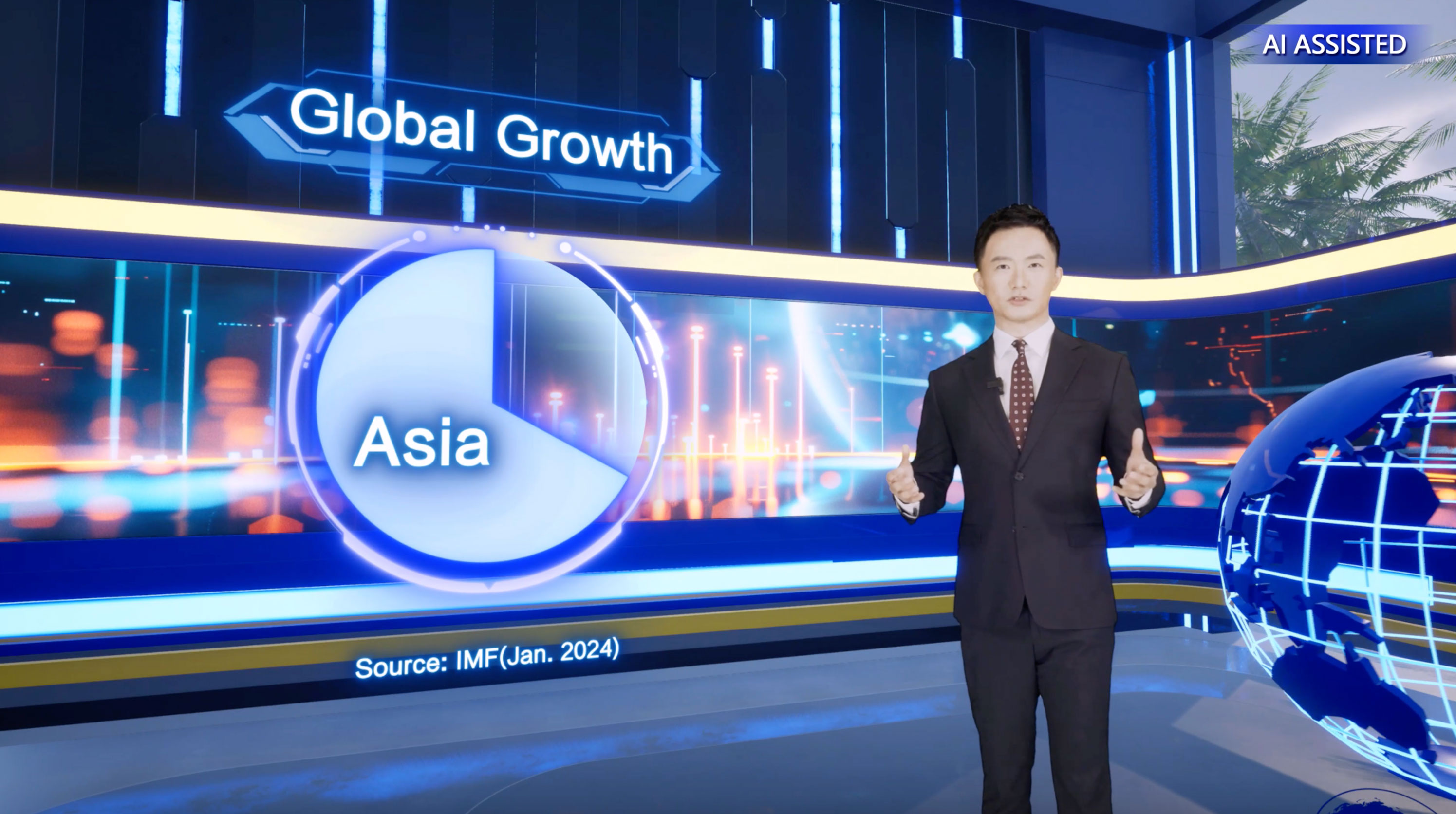 Zhong Shi's AI avatar on Asian economic potential