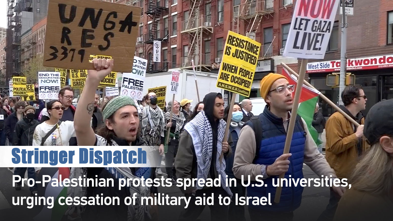 Pro-Palestinian protests spread through U.S. universities	