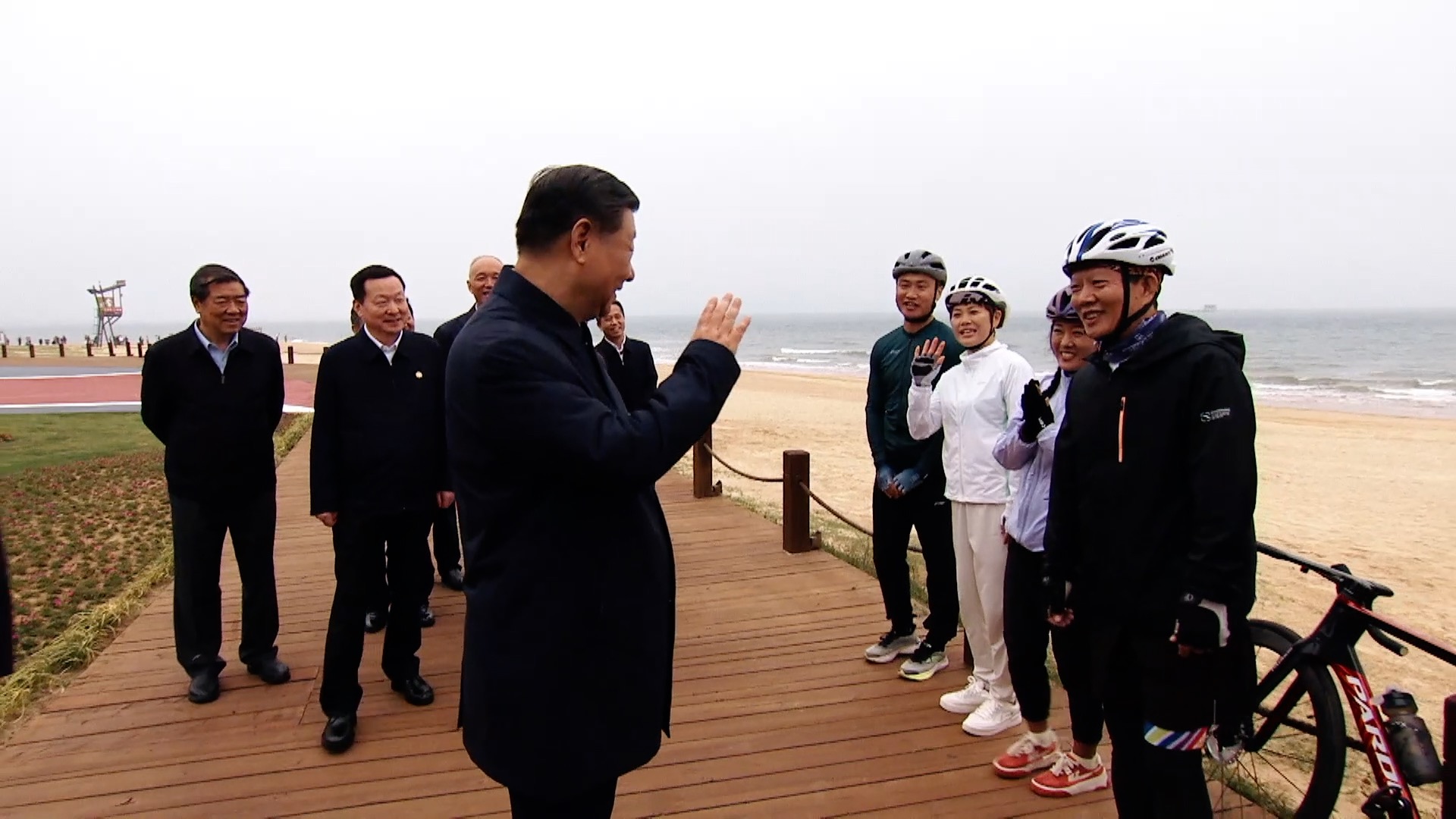 Chinese president inspects coastal industry, environmental efforts - CGTN