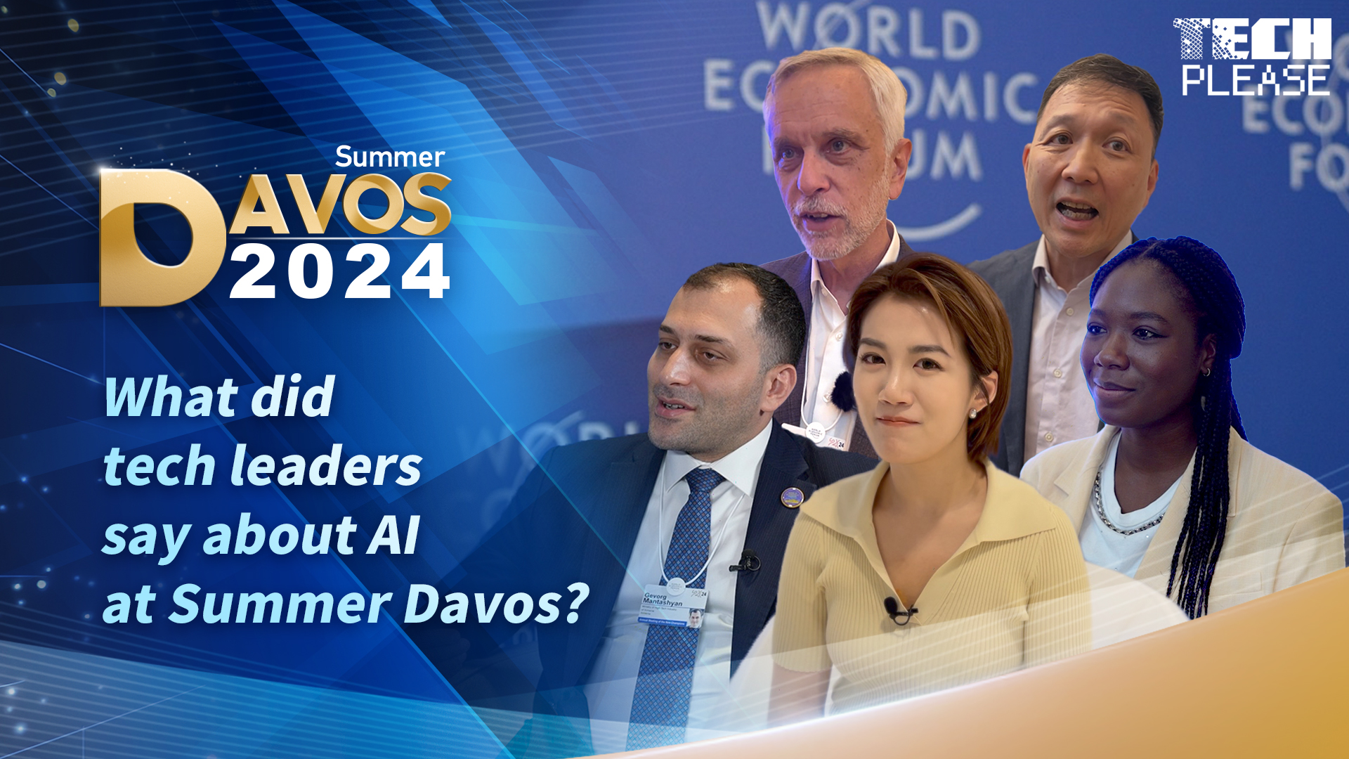 Tech Please: What did tech leaders say about AI at Summer Davos?