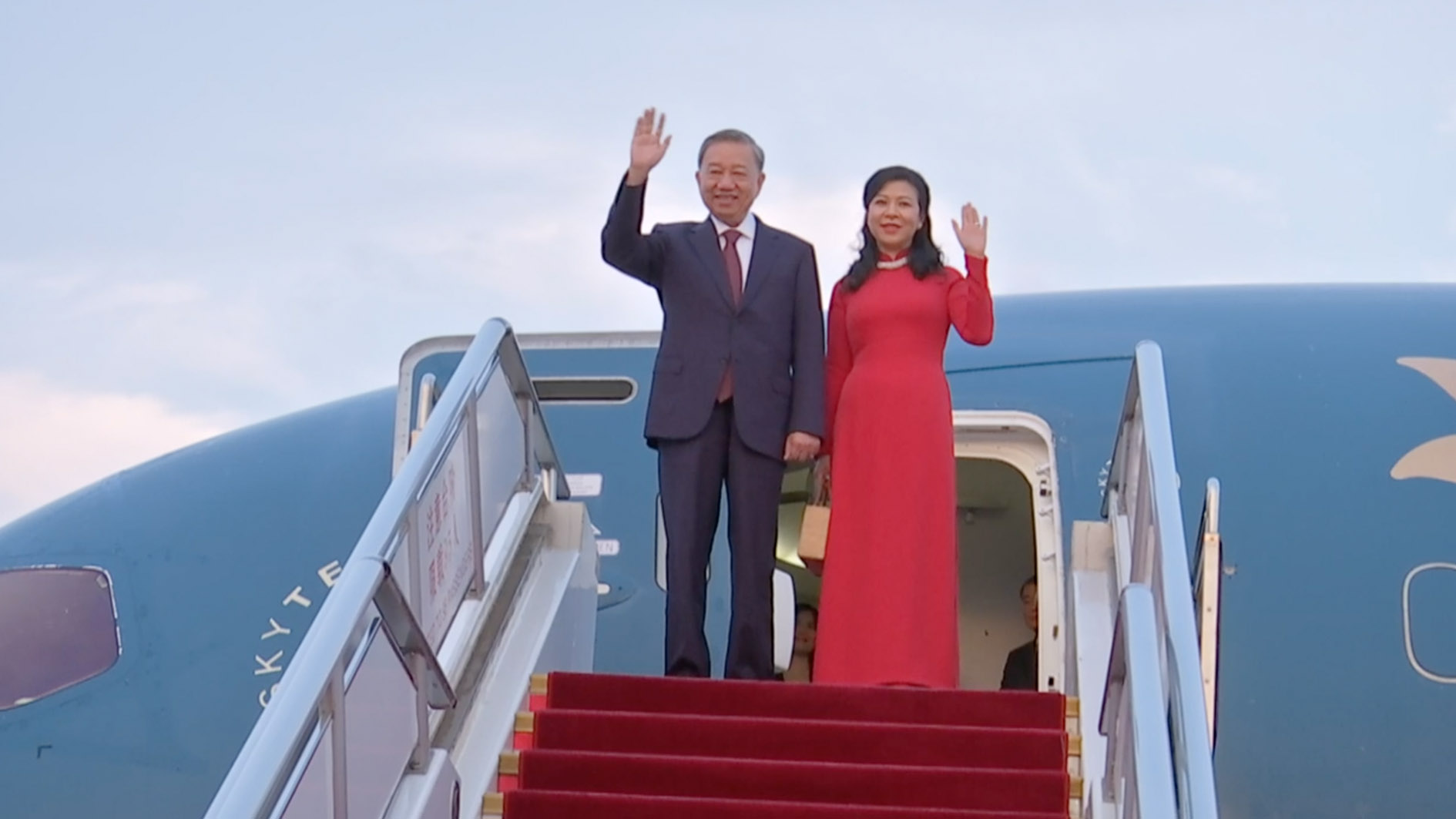 Vietnam's top leader To Lam arrives in Beijing